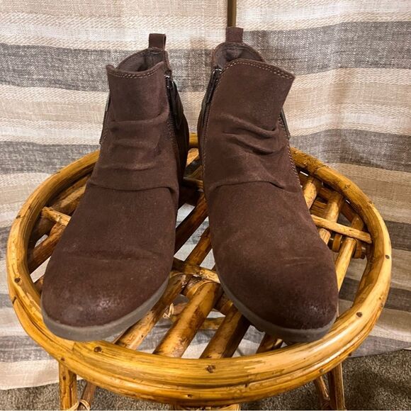 Earth Origins Brown Ankle Boots Size 8 - Picture 4 of 13